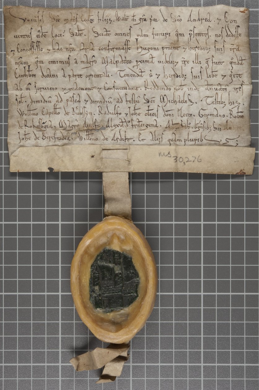 Listina Waltera, převora ze St Andrews od Unbekannt