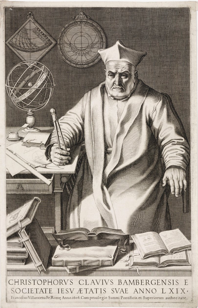 Christopher Clavius, německý jezuitský kněz a matematik od Unbekannt