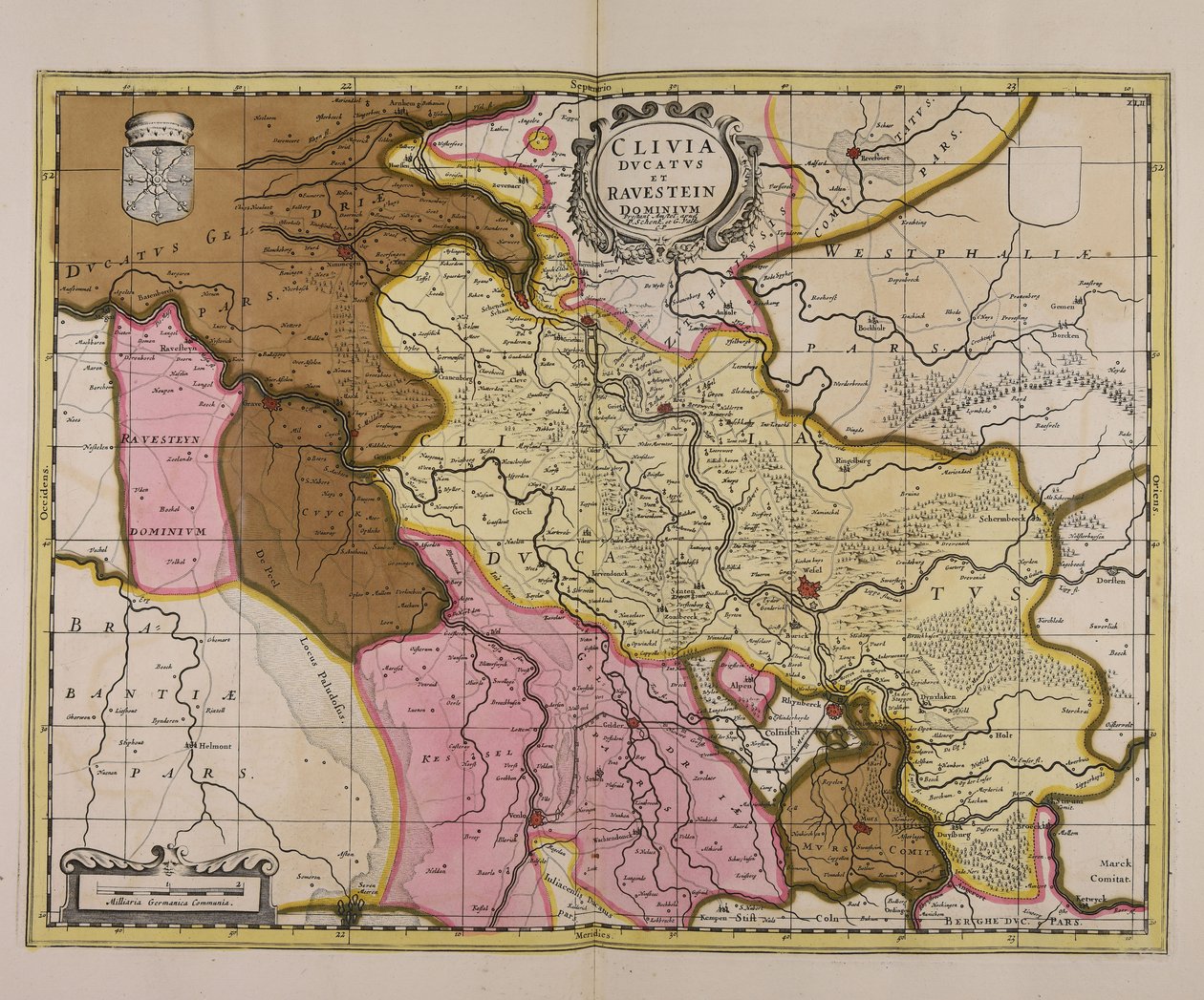 Cliuia ducatus et Rauestein dominium od Unbekannter Künstler