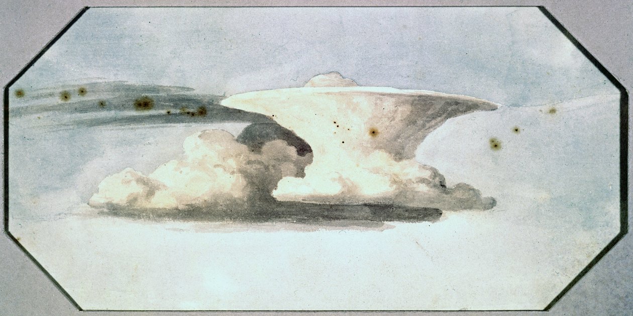 Studie mraků od Luka Howarda, asi 1808-1811 od Unbekannter Künstler