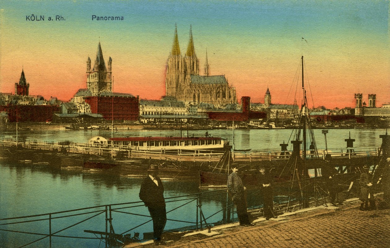 Kolín nad Rýnem, Německo od Unbekannter Künstler