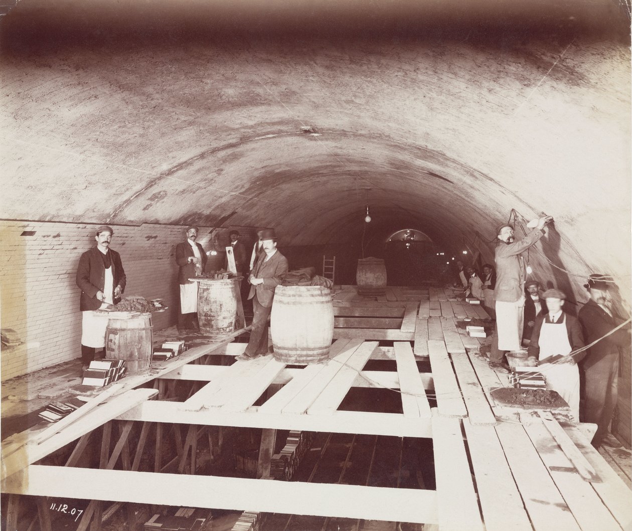 Výstavba, tunely Výstavba tunelu Rotherhithe, Londýn od Unbekannt