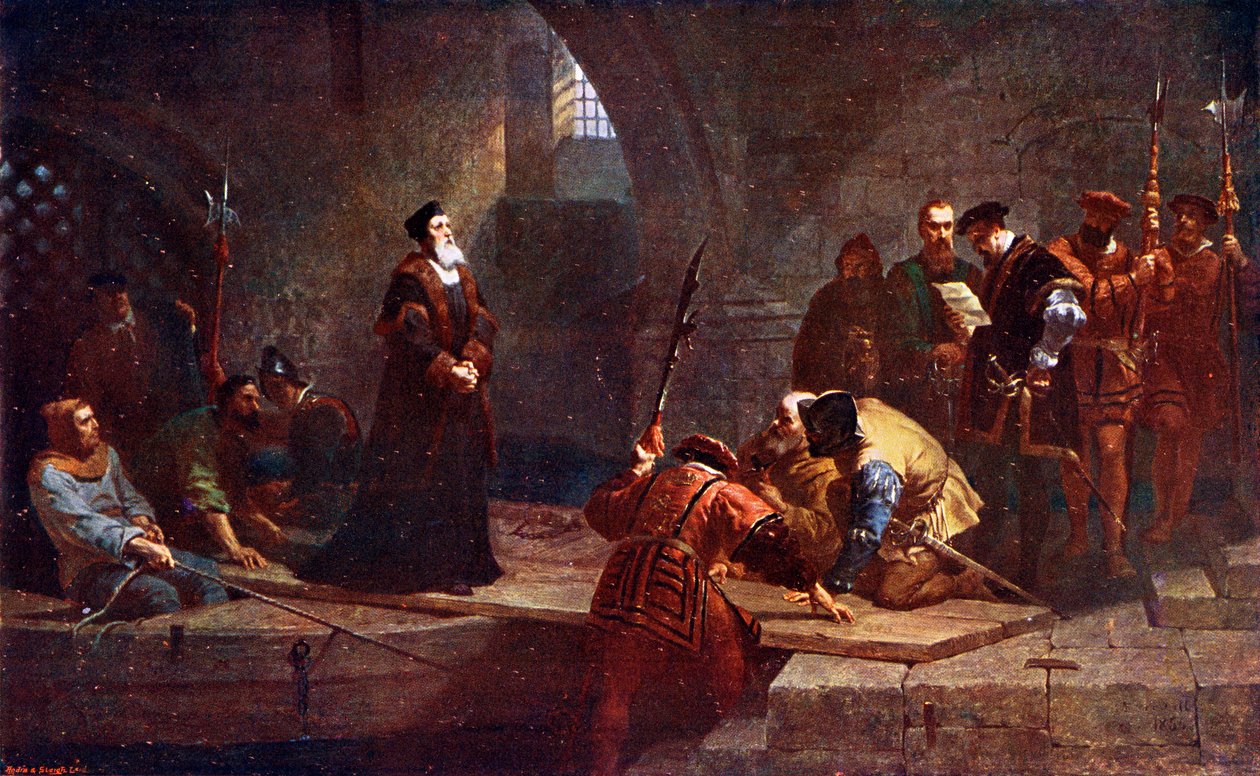 Cranmer u brány zrádců od Unbekannter Künstler