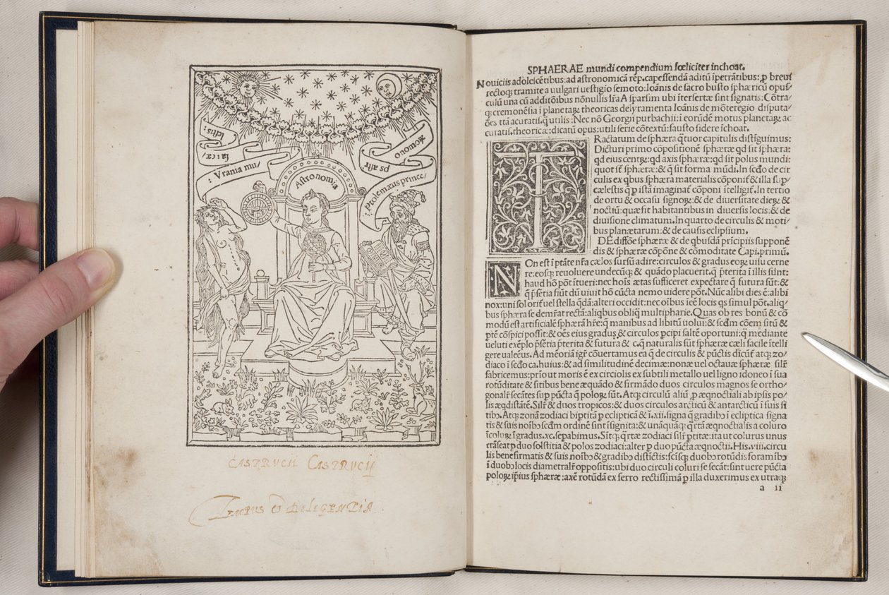 The Sphere of the World od Joannes de Sacro Bosco (fl.1230) od Unbekannt