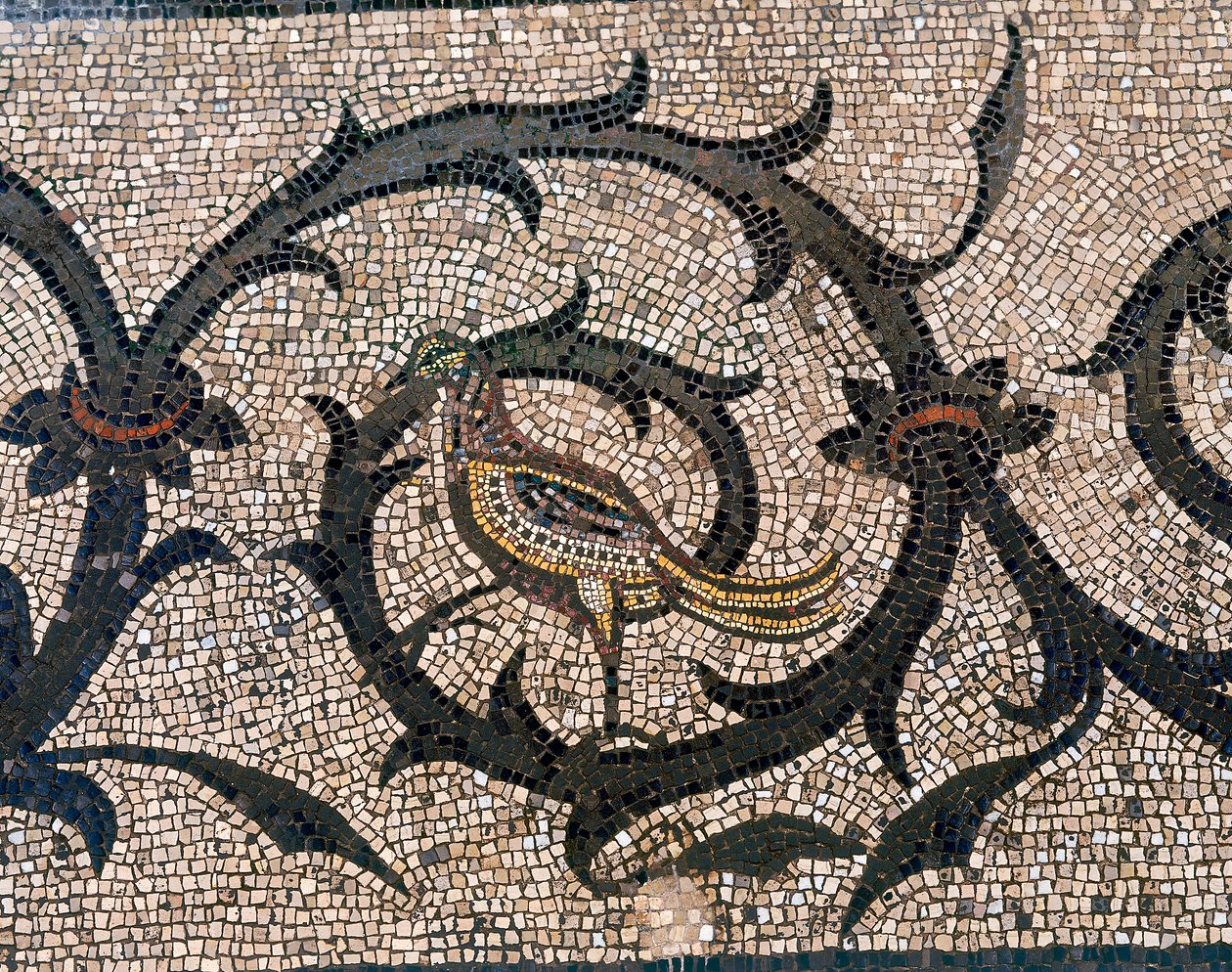 Detail podlahy raně křesťanské baziliky Aquileia, Udine od Unbekannt