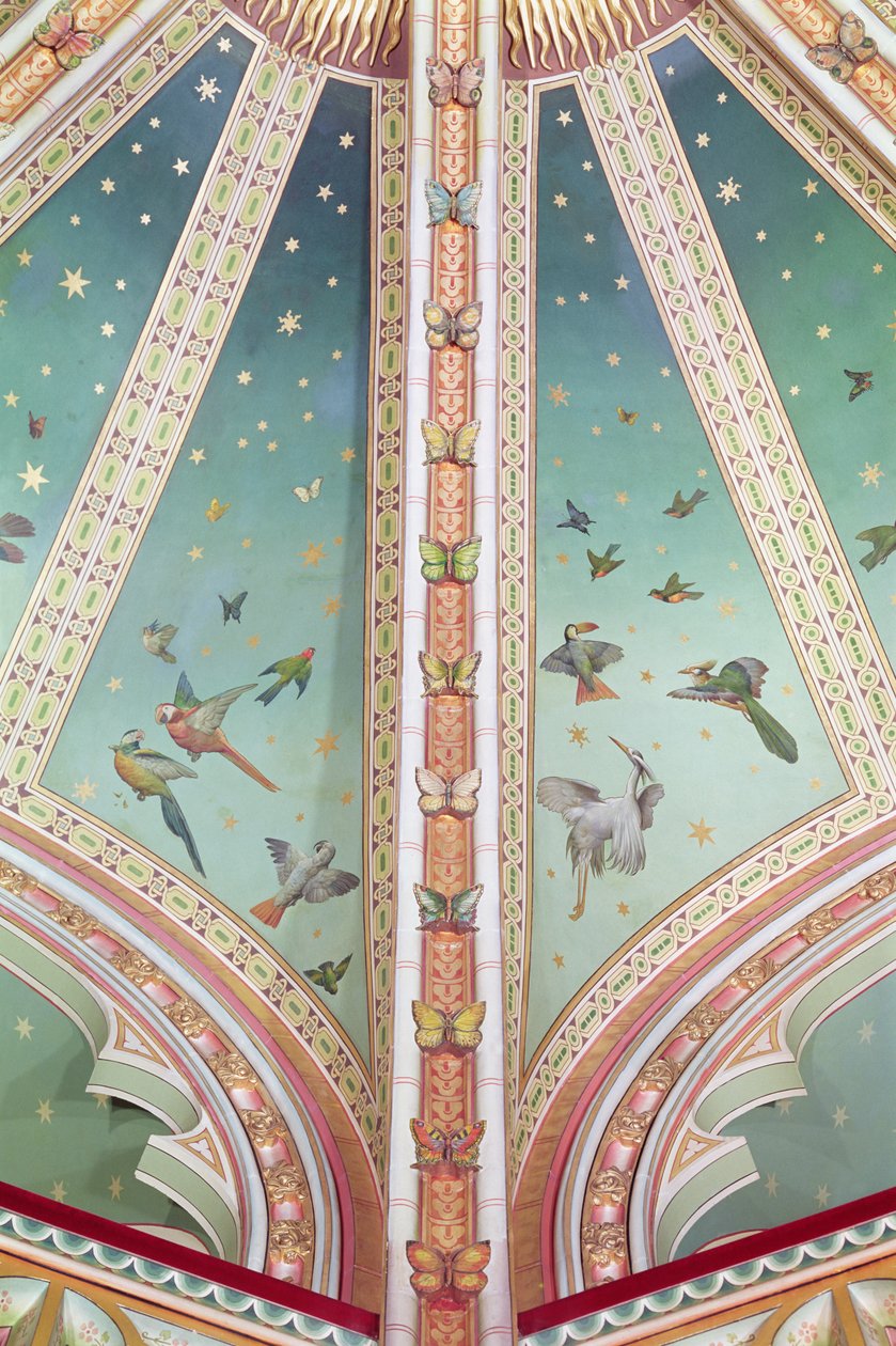 Detail stropu, Castell Coch, Jižní Wales (foto) od Unbekannt