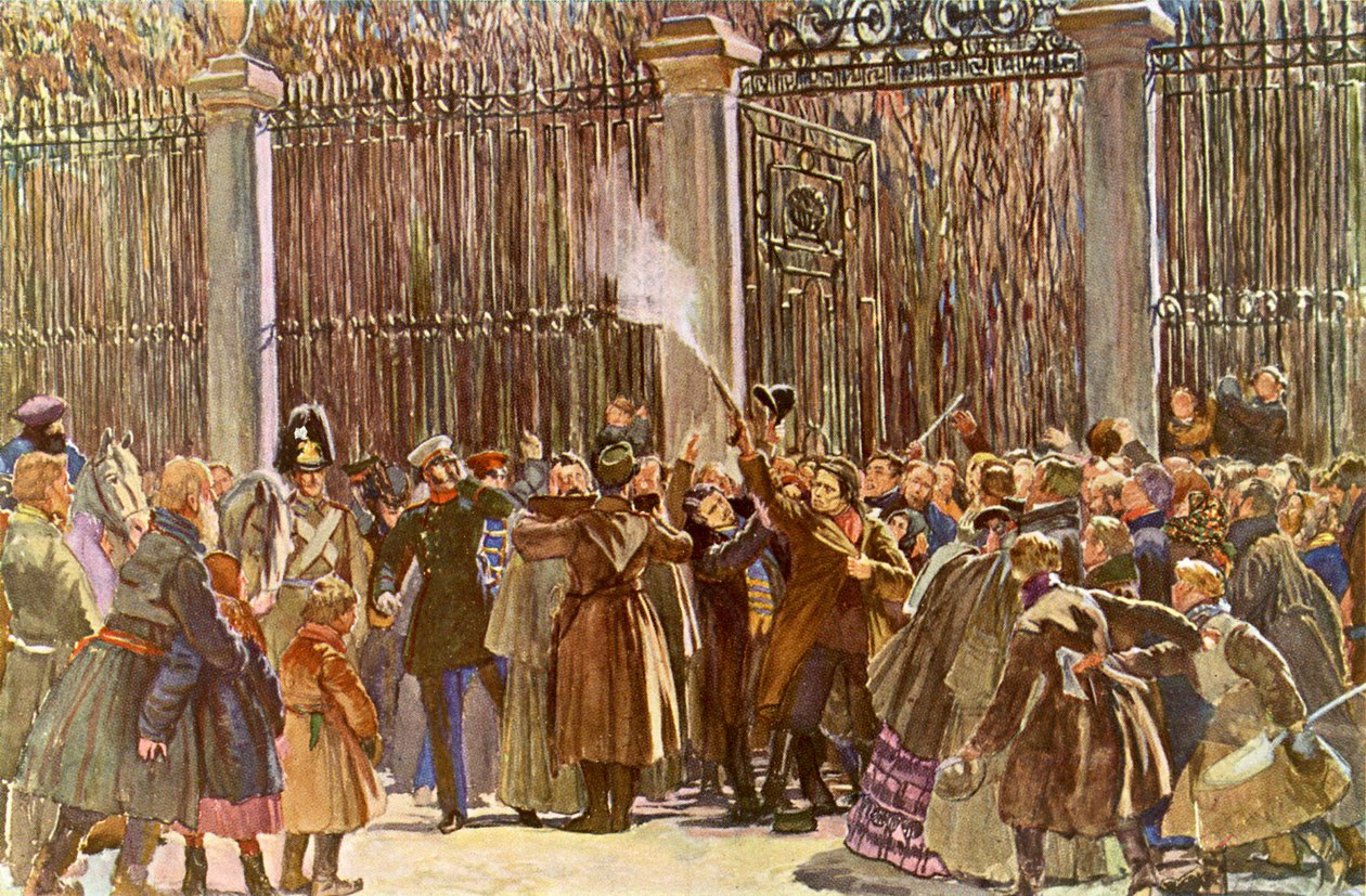 Pokus Dmitrije Karakozova o atentát na Alexandra II. od Unbekannter Künstler