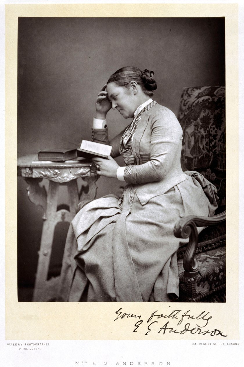 Elizabeth Garrett Anderson, lékařka, c 1880 od Unbekannt