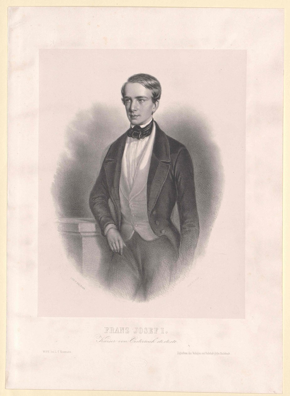 Rakouský císař František Josef I. od Unbekannter Künstler