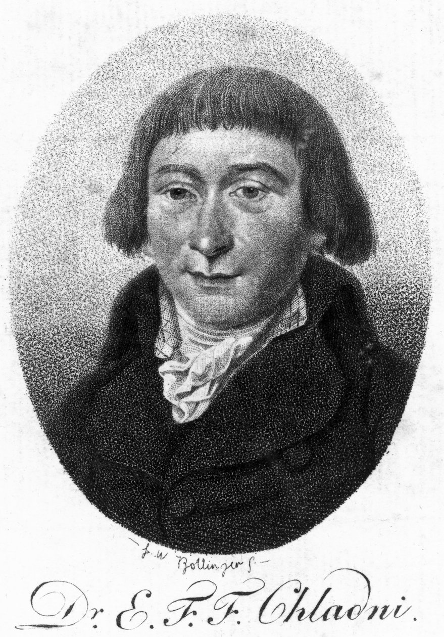 Ernst Florens Friedrich Chladni , německý fyzik od Unbekannt