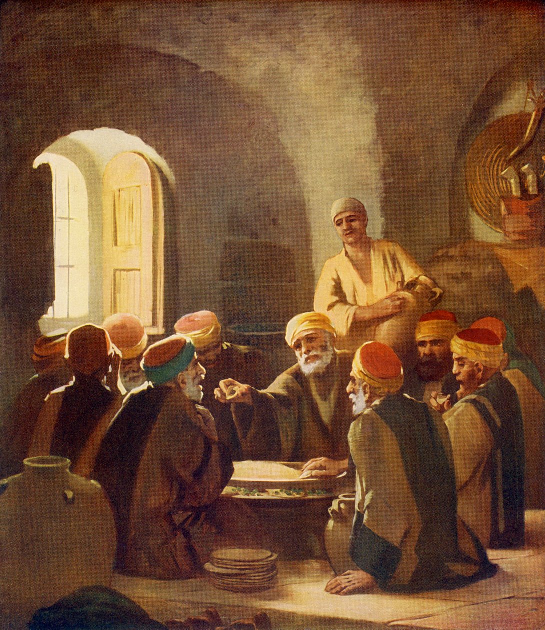 Večerní jídlo od Unbekannter Künstler