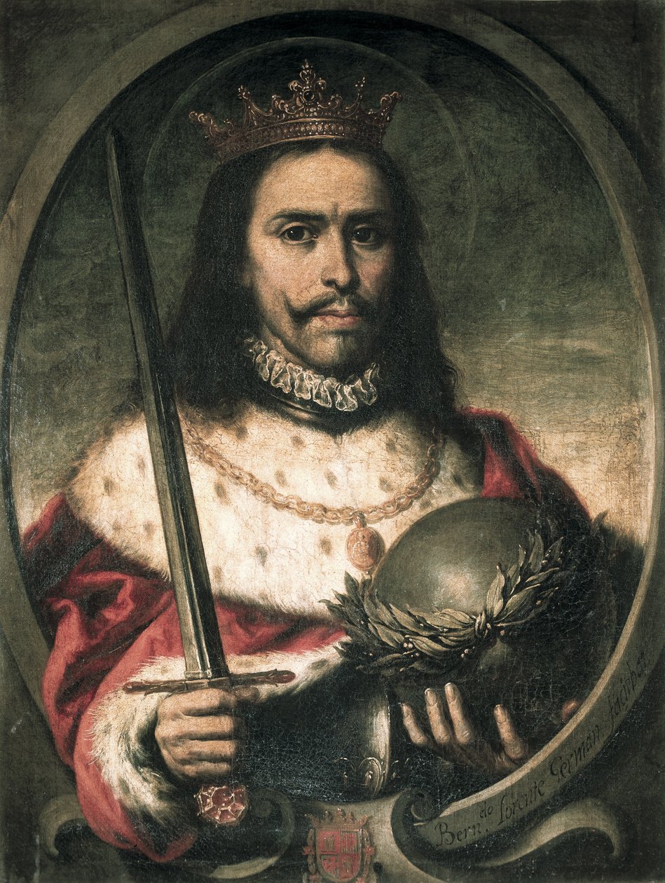 Ferdinand III, Svatý Ferdinand Kastilský, král Kastilie a Leónu (olej na plátně) od Unbekannter Künstler