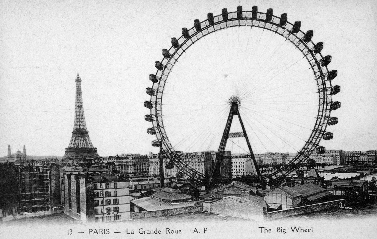 Ruské kolo, Paříž - 1900 Exposition Universelle od Unbekannter Künstler