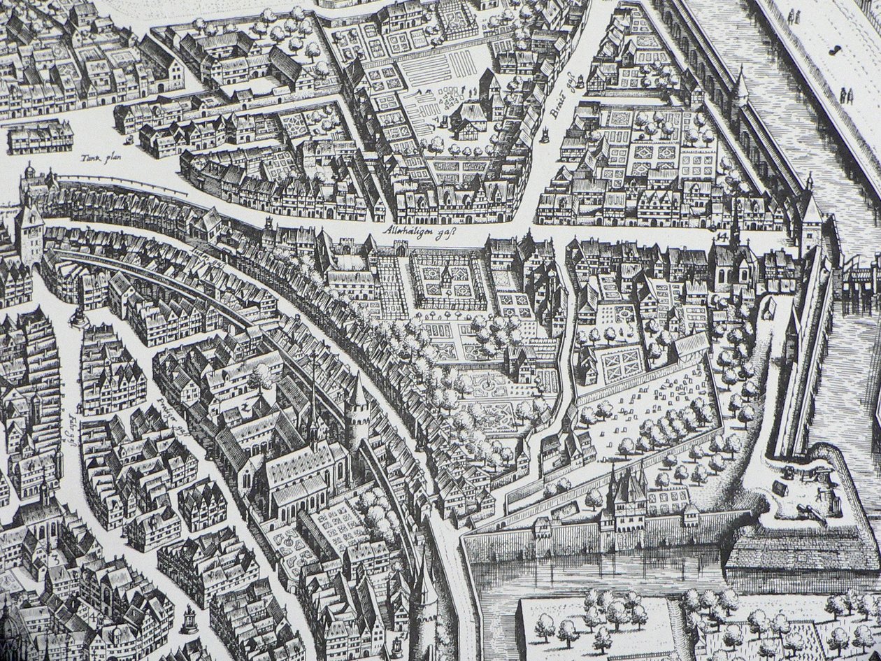 Frankfurt Judengasse 1628 od Unbekannter Künstler