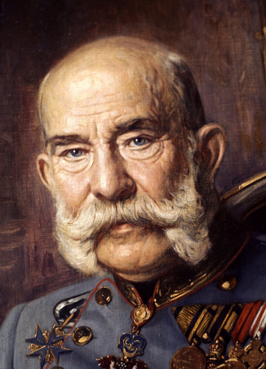 František Josef Habsburský, asi 1910 (ilustrace) od Unbekannter Künstler