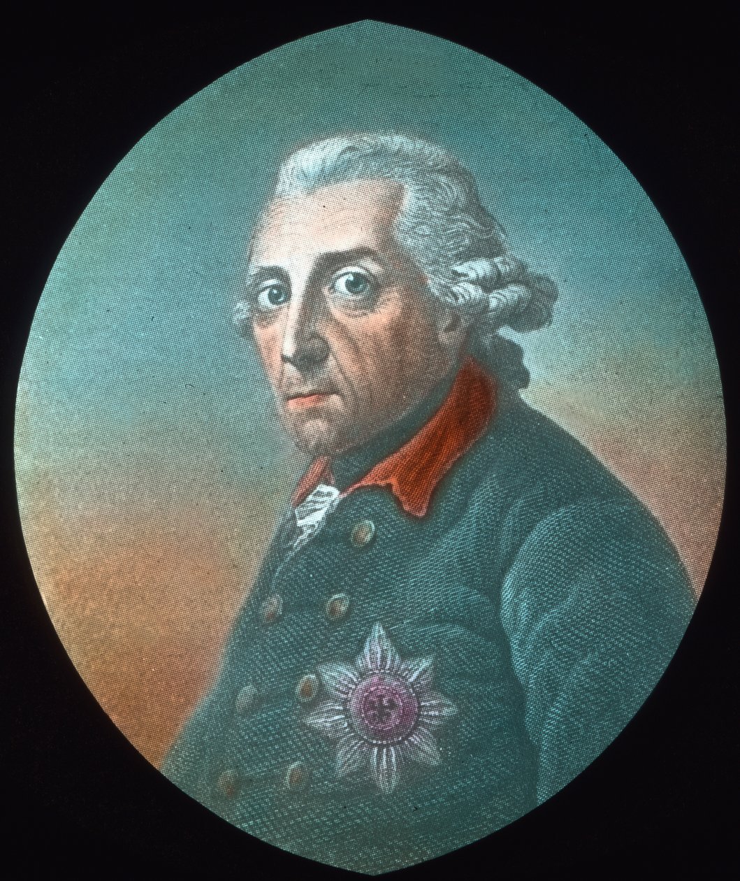 Fridrich Veliký od Unbekannter Künstler