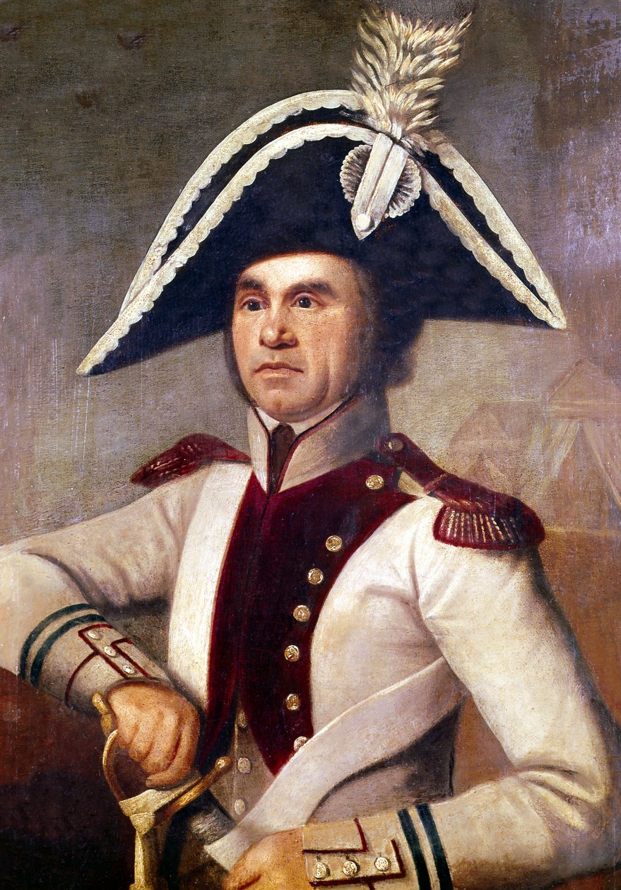 Francouzský důstojník zabitý v roce 1793 během válek ve Vendeé v době Francouzské revoluce Francie od Unbekannter Künstler