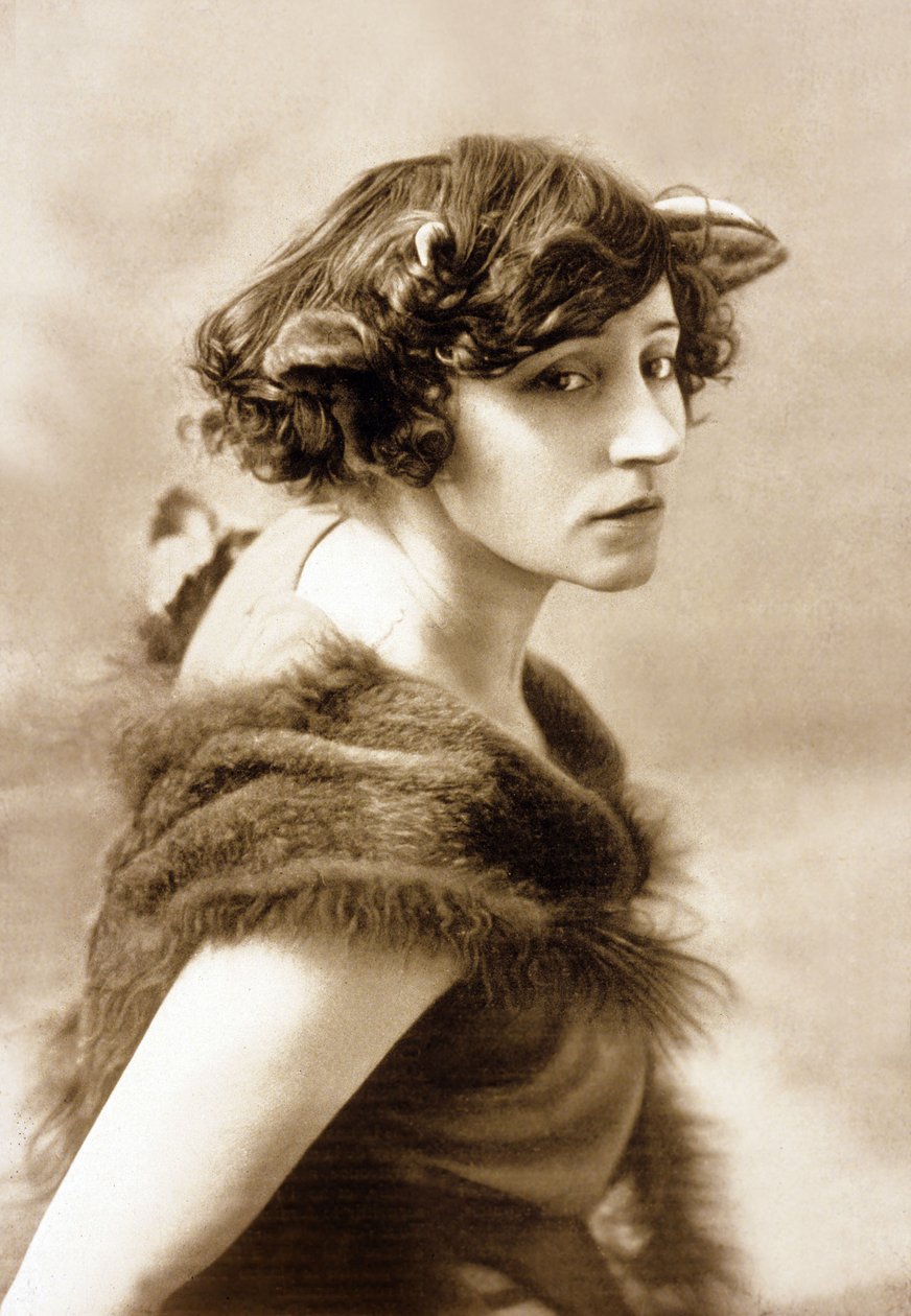 Francouzská spisovatelka Colette (Sidonie Gabrielle Colette od Unbekannter Künstler