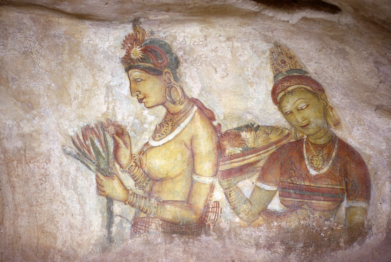 Freska/Ladies of Sigiriya/Srí Lanka od Unbekannt