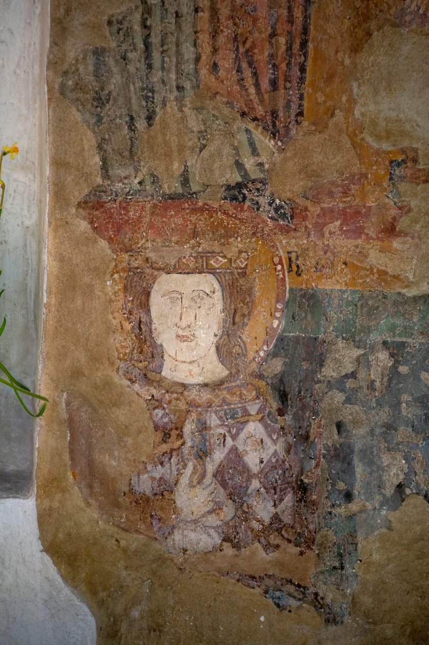 Freska v kostele Santa Maria Assunta, Arqua Petrarca, Veneto, Itálie (foto) od Leopold Blonder