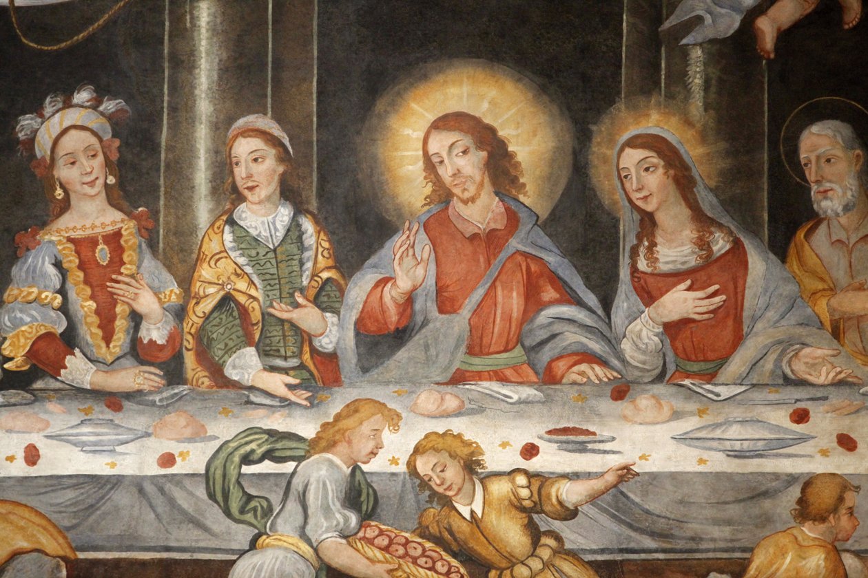 Freska v bazilice Santa Caterina, Galatina, Apulie, Galatina, Itálie od Unbekannt