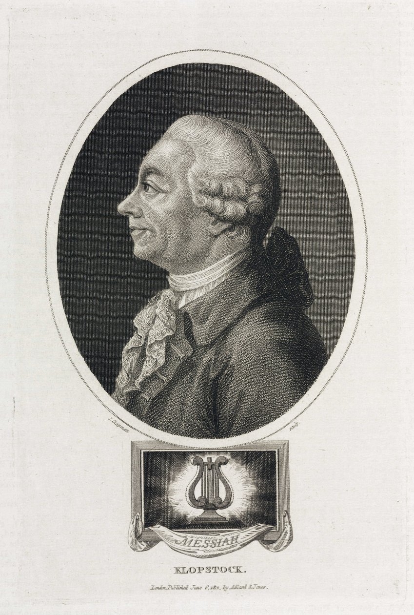 Friedrich Gottlieb Klopstock , německý básník od Unbekannt