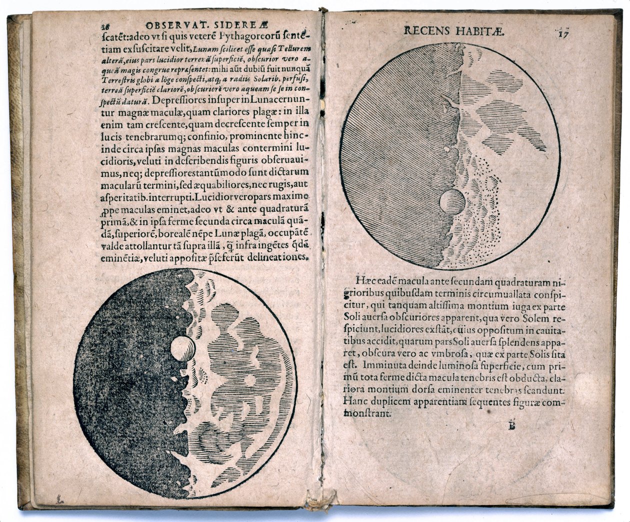 Galileova pozorování Měsíce od Unbekannt