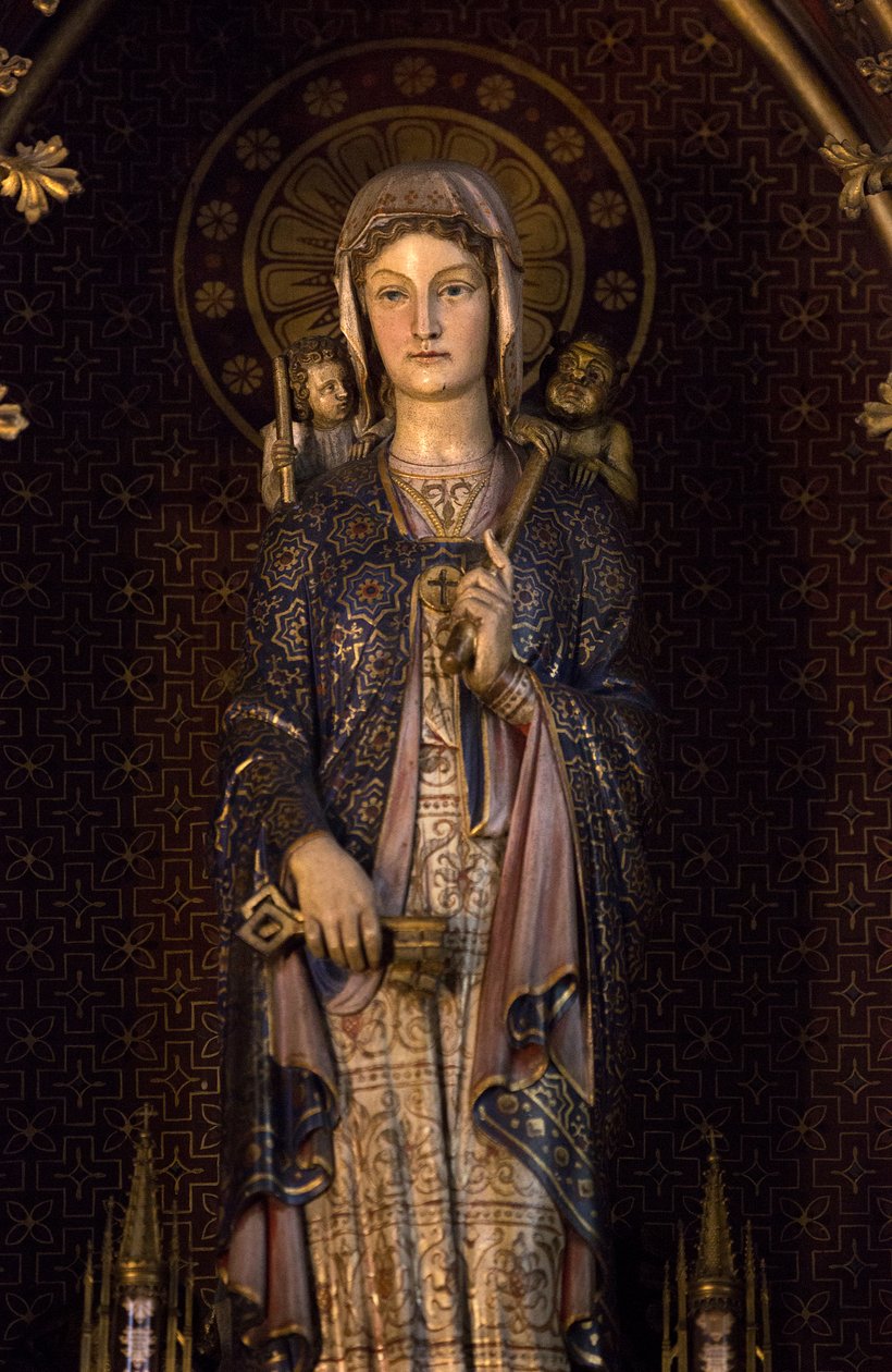 Genevieve, patronka Paříže. Eglise Saint Etienne du Mont, Paříž 2020 od Unbekannter Künstler
