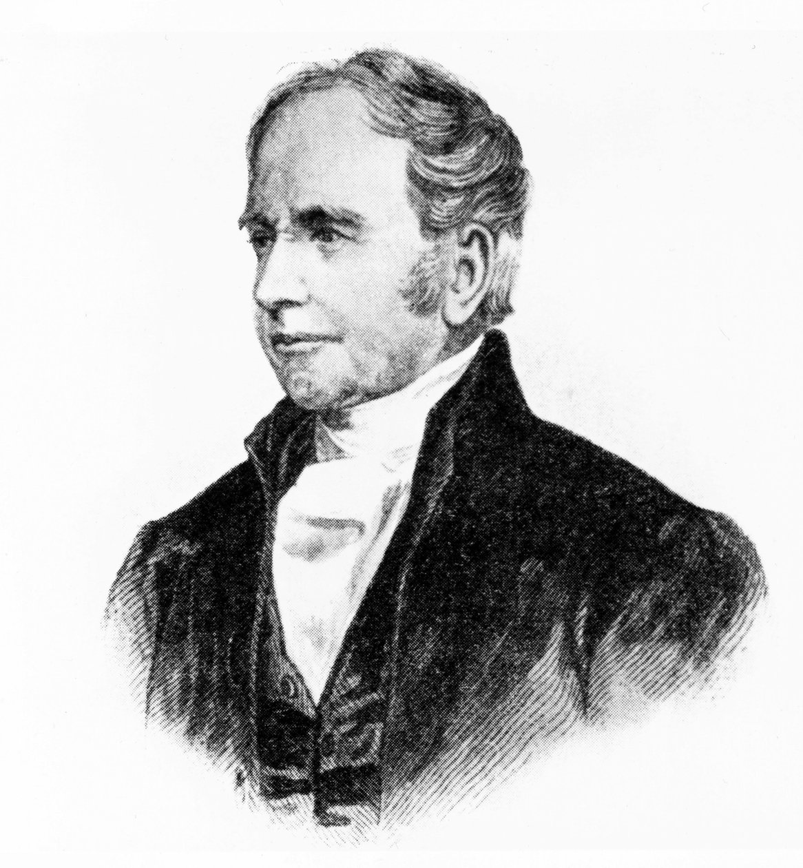 George Bradshaw, britský původce železničních průvodců, c 1850 od Unbekannt
