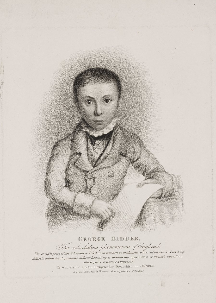 George Parker Bidder, matematik, inženýr a zázračné dítě od Unbekannt