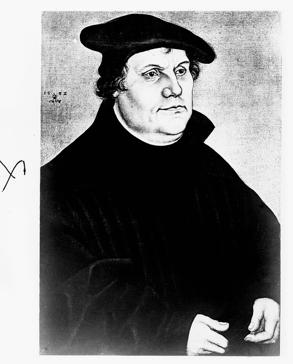 německý reformátor Martin Luther od Unbekannter Künstler