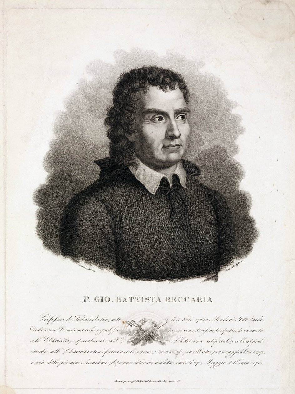 Giambattista Beccaria , italský duchovní a vědec od Unbekannt