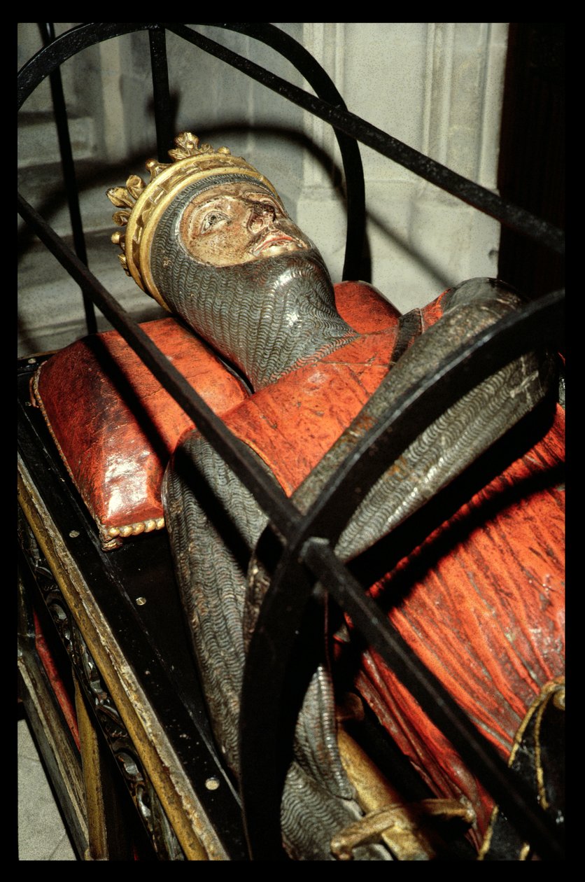 Katedrála v Gloucesteru, podobizna vévody z Normandie, syna Viléma Dobyvatele, kolem roku 1100 (G96/6) od Unbekannt