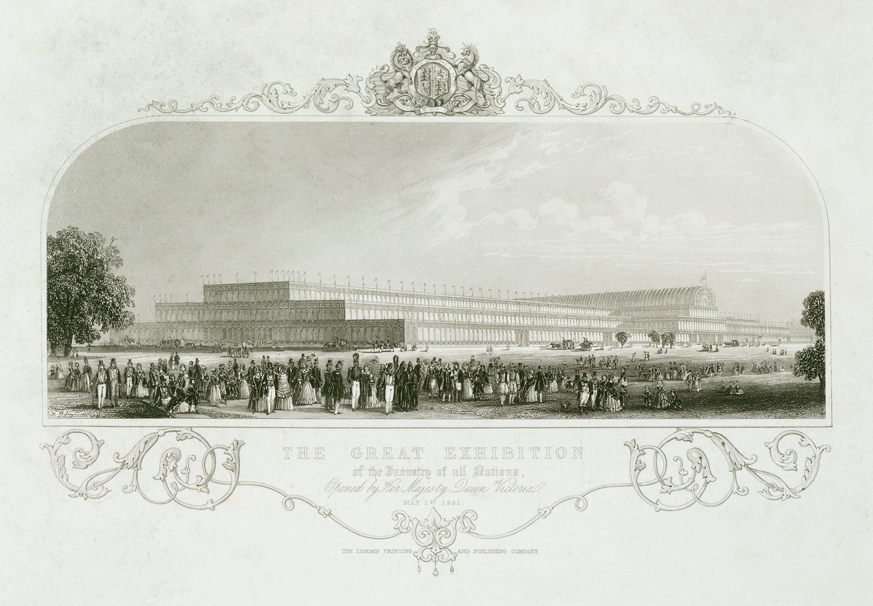 Velká výstava 1851 The Crystal Palace, Londýn od Unbekannt