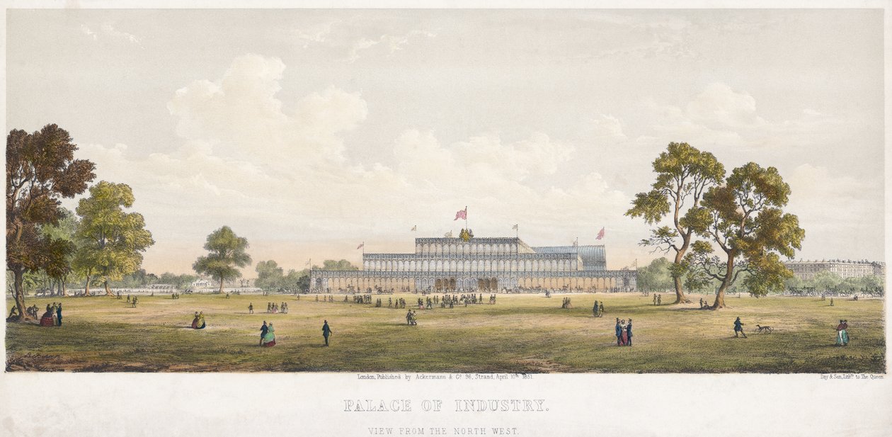 Velká výstava v Hyde Parku 1851 od Unbekannter Künstler