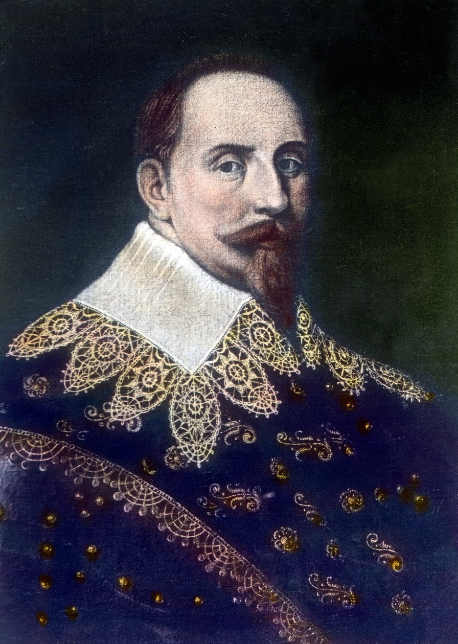 Gustav II Adolf, vnuk Gustava Wasy od Unbekannter Künstler