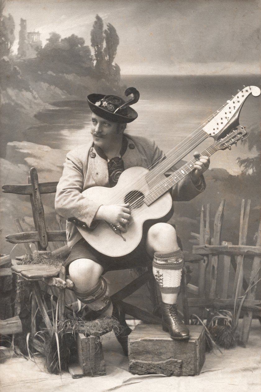 Gustav Rechl, Německo 1908 (čb foto) od Unbekannter Künstler