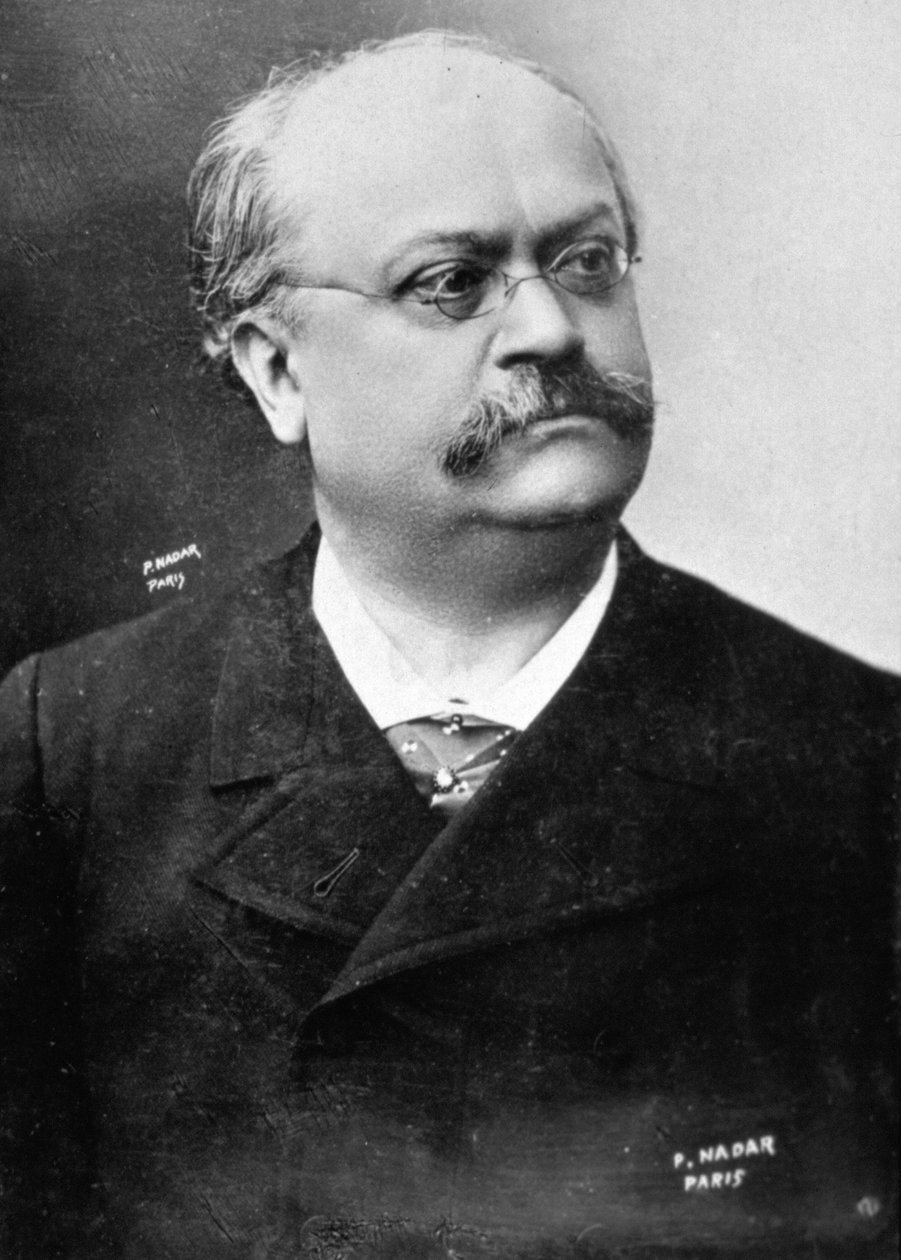 Poloviční portrét francouzského operetního skladatele Alexandre Charlese Lecocqa od Unbekannter Künstler