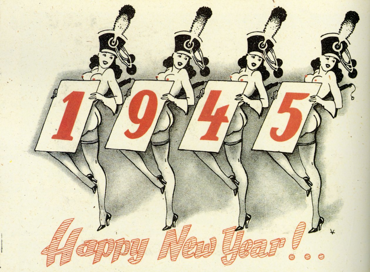 Šťastný nový rok! 1945 od Unbekannt