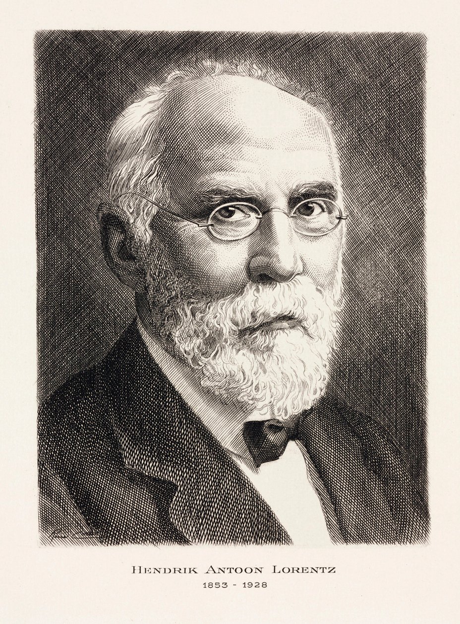 Hendrik Antoon Lorentz, holandský matematický fyzik, c 1910 od Unbekannt