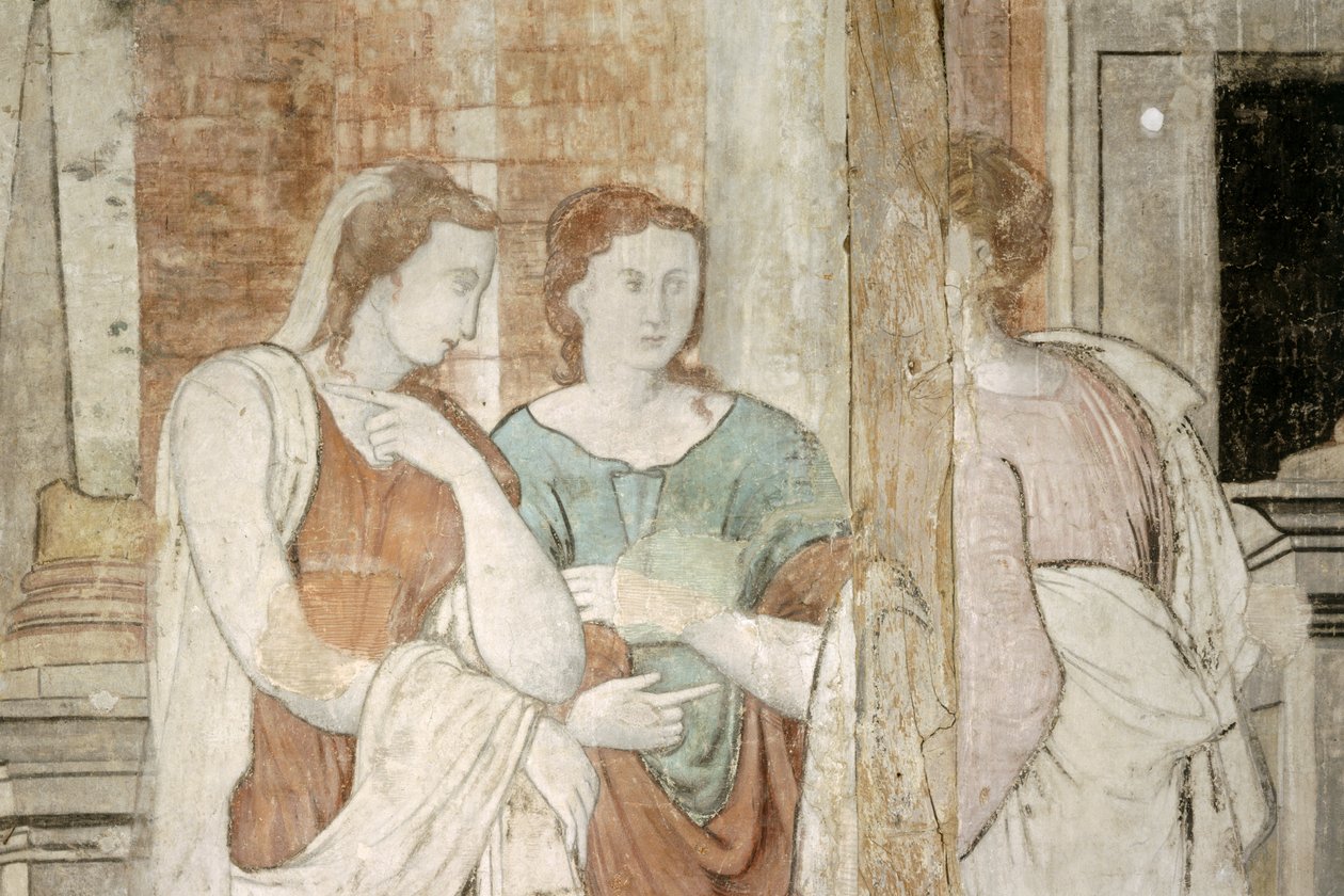 Nástěnná malba Hill Hall, Cupid a Psyche od Unbekannter Künstler