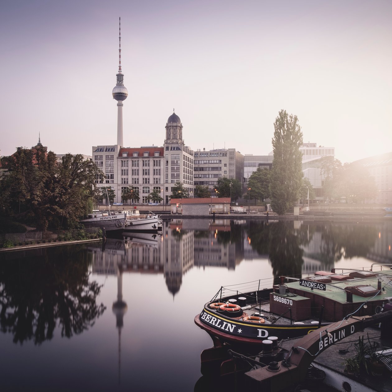Historic Harbor, Berlín, Německo, 2015 (foto) od Leopold Blonder