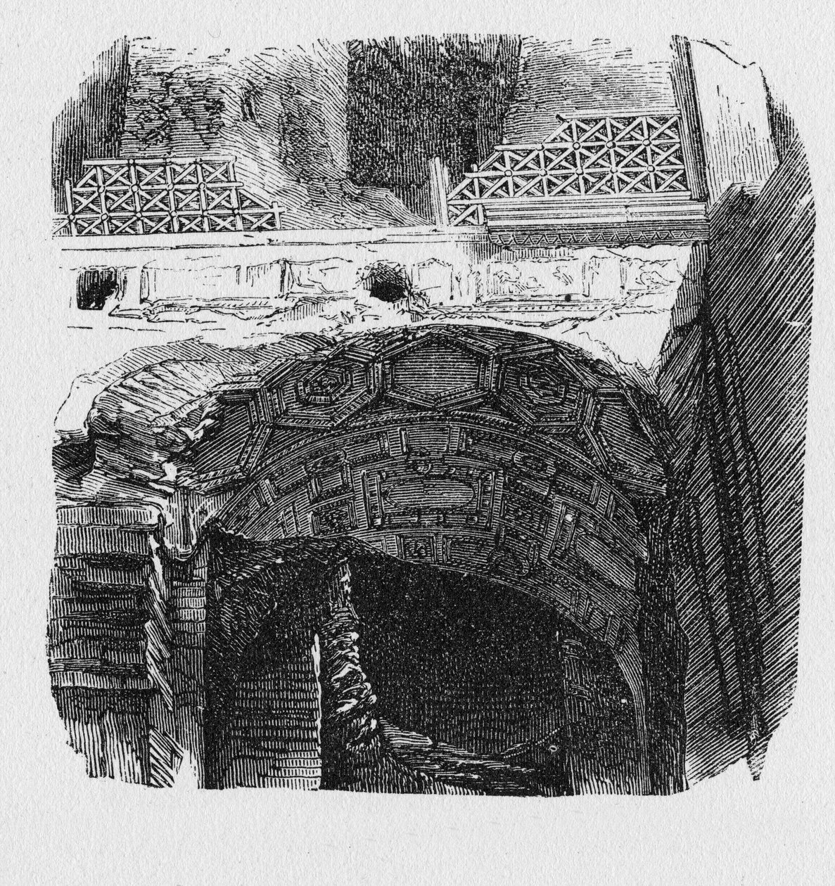 Dějiny starověkého Říma. Římské rytiny z roku 1872 od Unbekannt