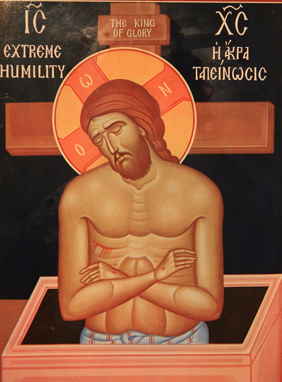Ikona v pravoslavné církvi Saint Dimitrios: trpící Kristus Thessaloniki Řecko od Unbekannt