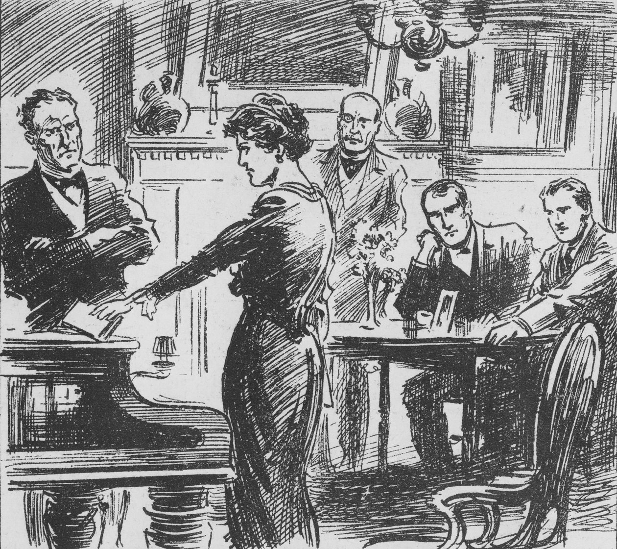Ilustrace zobrazující Sextona Blakea v Penny Popular od Unbekannt