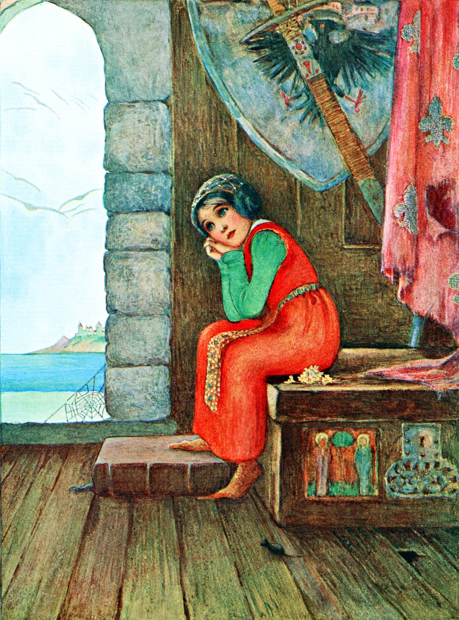 Ilustrace k básni The Old Chest z knihy Childhood od Millicent a Githy Sowerbyových, vydané v roce 1907. od Unbekannter Künstler