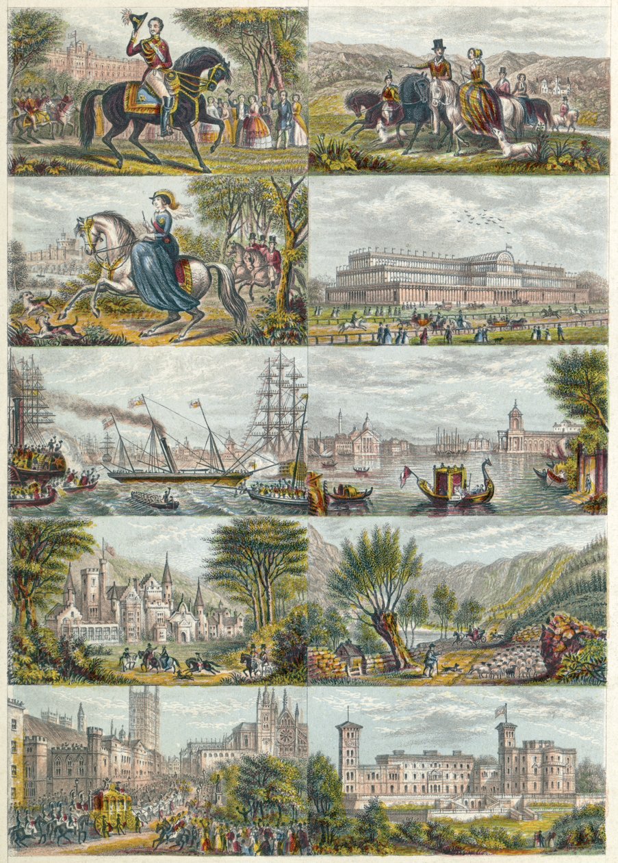Ilustrace z roku 1851 od Unbekannter Künstler