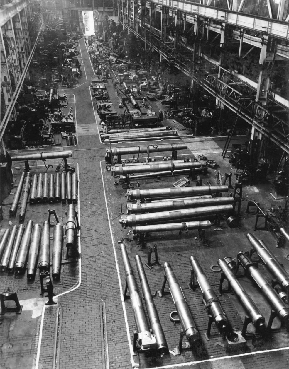 Uvnitř 5 obchodu, Elswick Works, Newcastle upon Tyne od Unbekannter Künstler