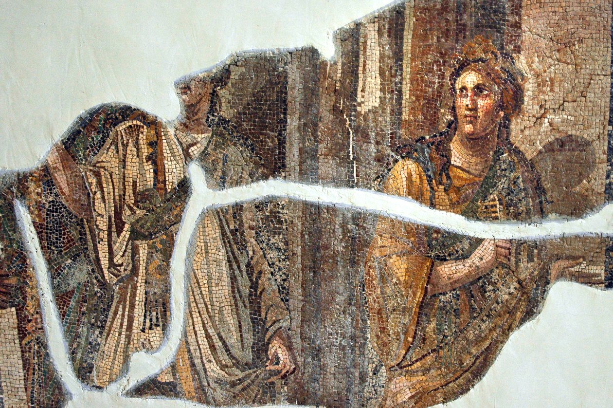 Isiac Ceremony Mosaic, z Vakto, Turecko od Unbekannt