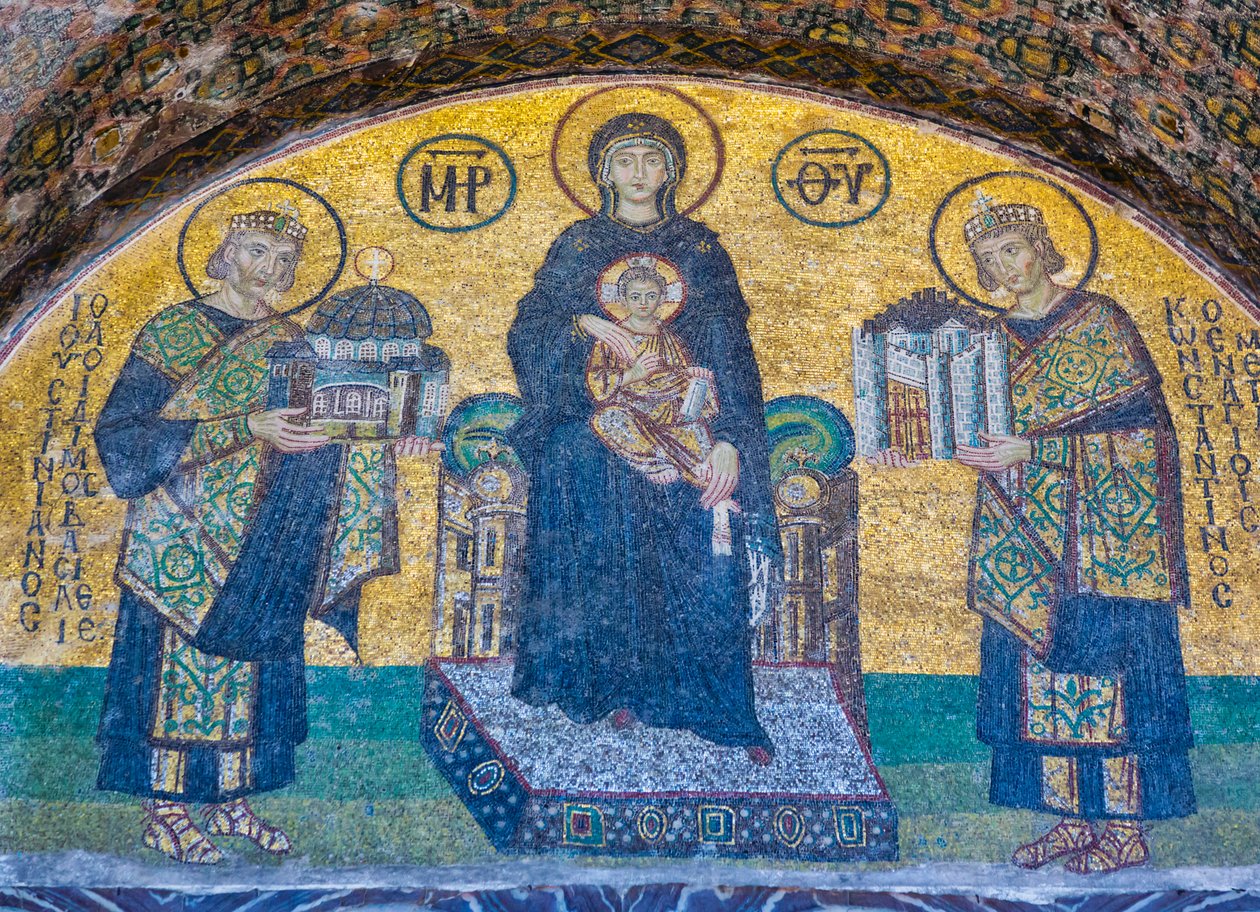 Istanbul, Turecko, Hagia Sophia nebo Hagia Sophia (foto) od Unbekannt